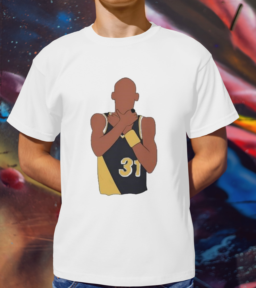 Candace Parker Reggie Miller 31 Gesture Basketball Fan T-Shirt