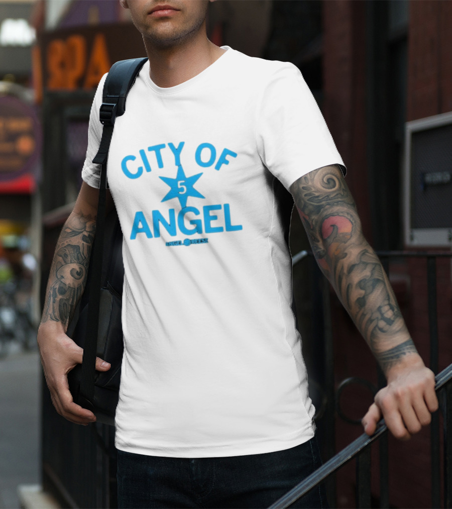 City Of Angel 5 Star Angel Reese T-Shirt