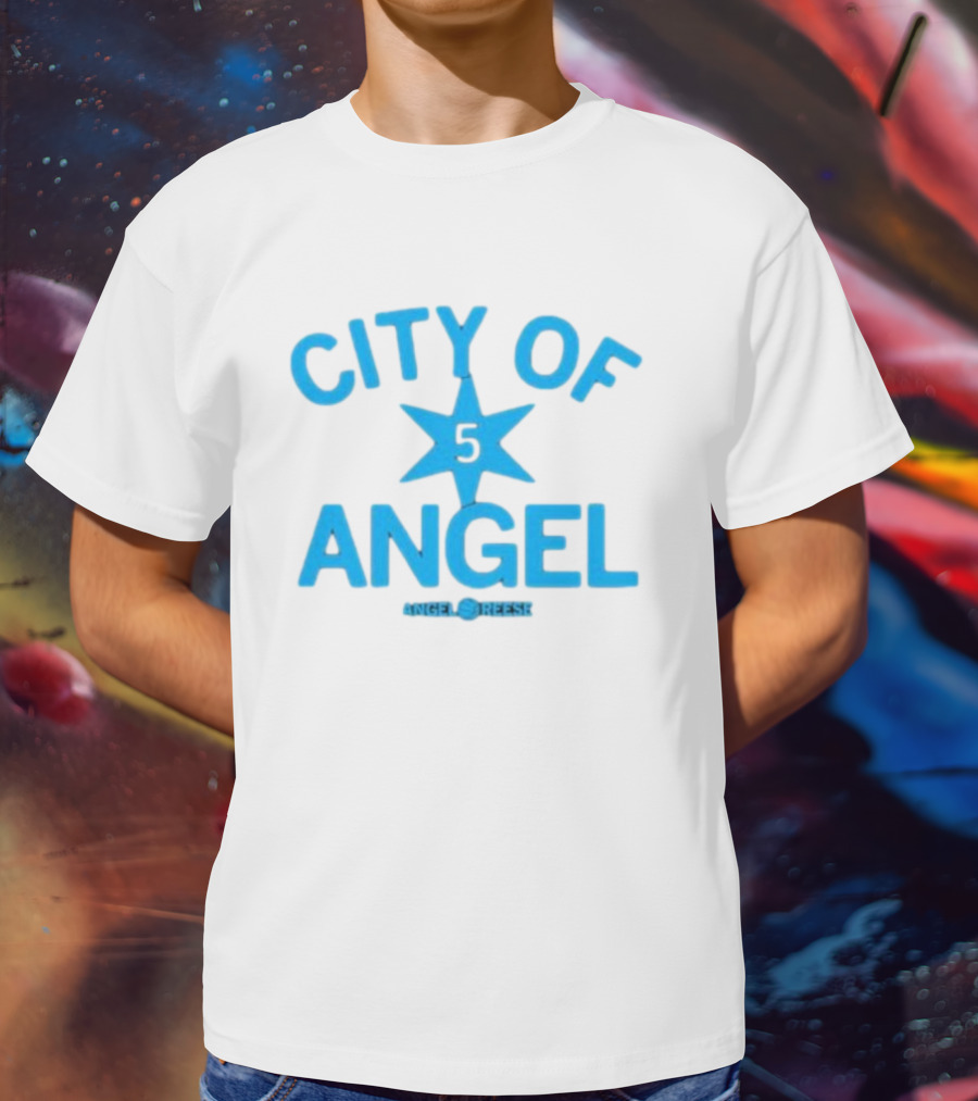 City Of Angel 5 Star Angel Reese T-Shirt