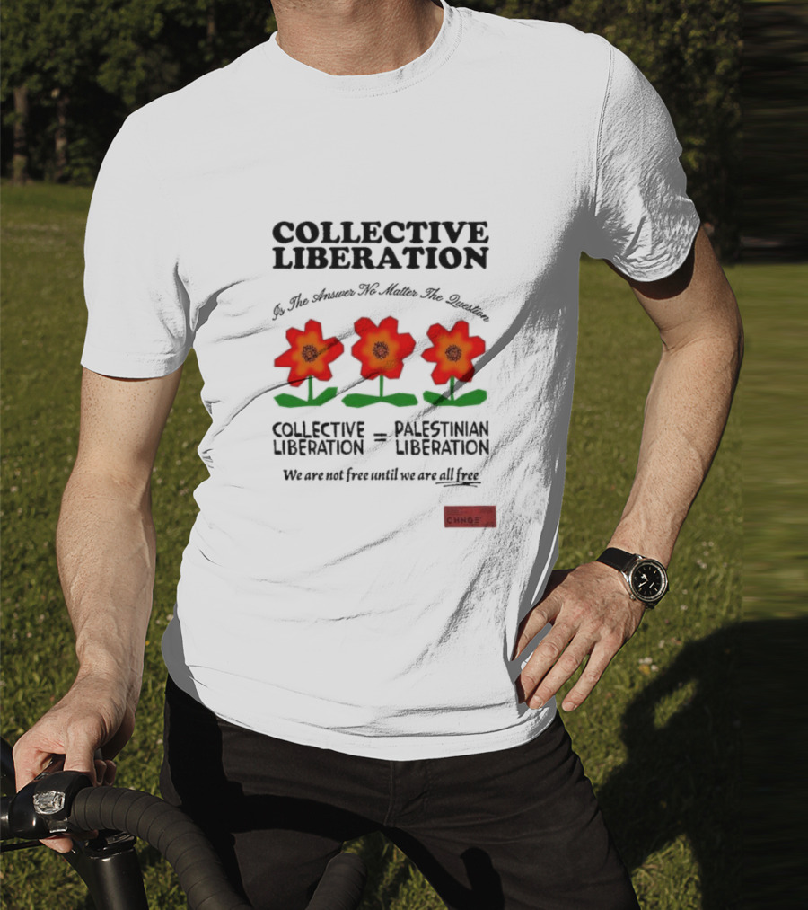 Collective Liberation Palestinian Liberation We Are Not Free Until We Are All Free T-Shirt