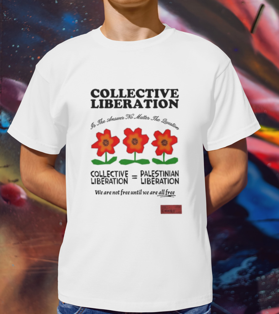 Collective Liberation Palestinian Liberation We Are Not Free Until We Are All Free T-Shirt