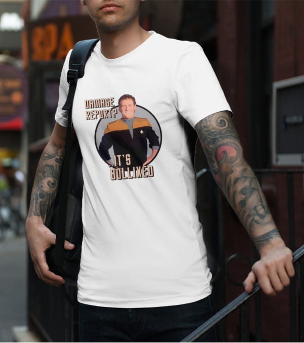 Damage Report It’s Bollixed Star Trek Inspired Character With Uniform T-Shirt
