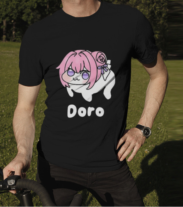 Doro Nikke Anime Pink Hair Character T-Shirt