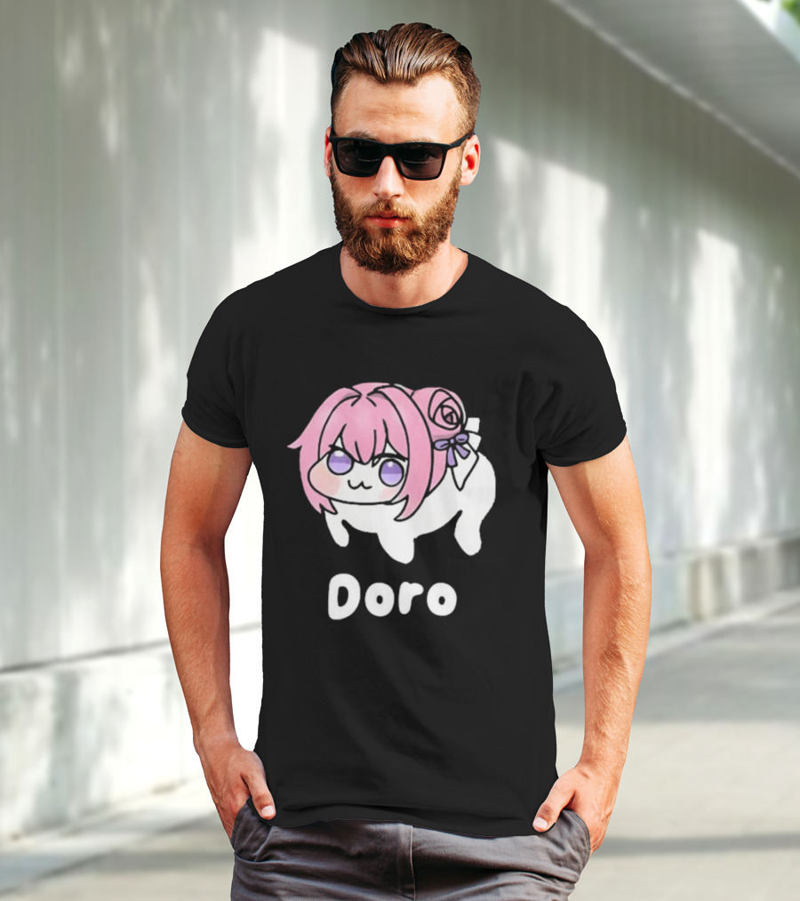 Doro Nikke Anime Pink Hair Character T-Shirt