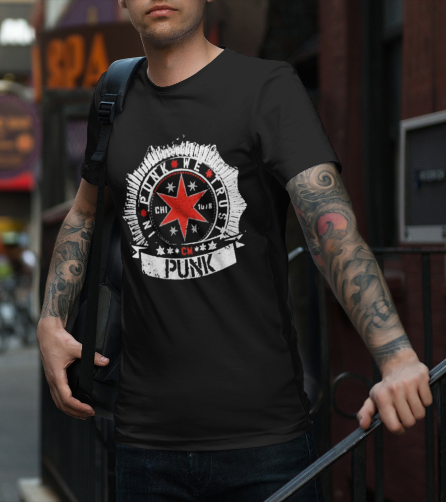 Gray Cm Punk In Punk We Trust Chi 16/8 T-Shirt