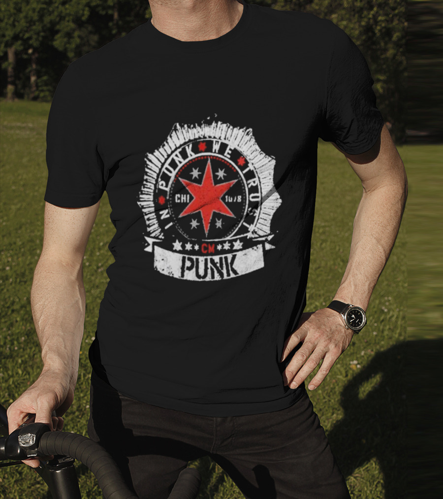 Gray Cm Punk In Punk We Trust Chi 16/8 T-Shirt