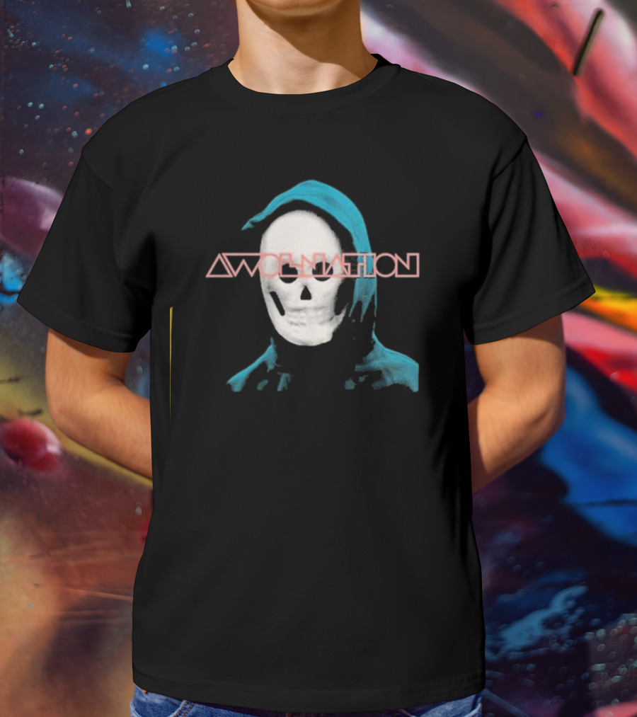 Awolnation Skull Mask T-Shirt