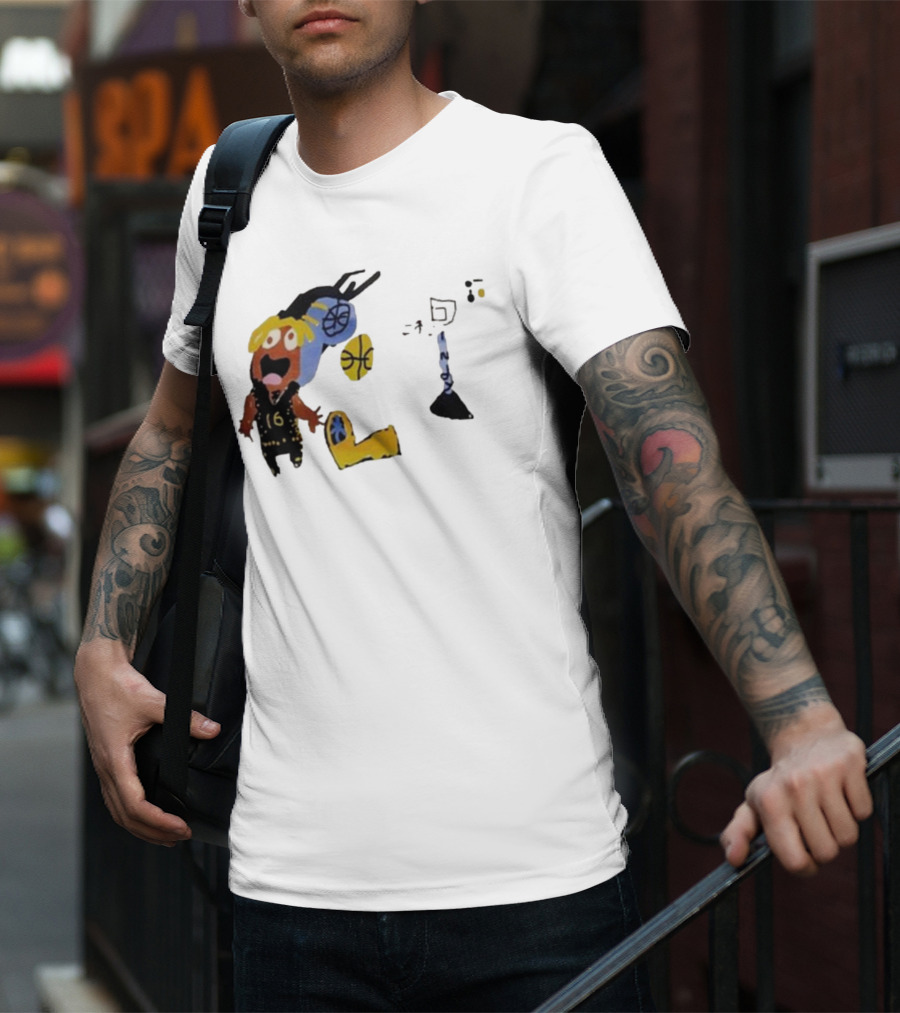 Tyrese Haliburton James Johnson Son Basketball Cartoon T-Shirt