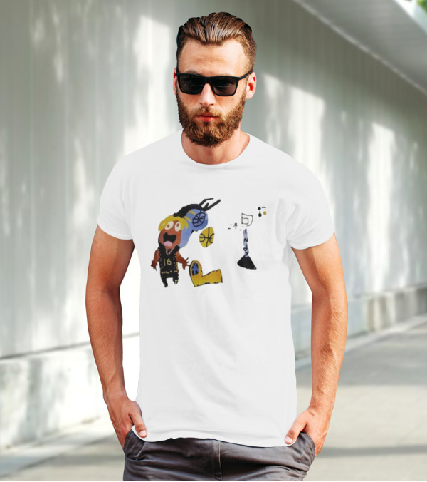 Tyrese Haliburton James Johnson Son Basketball Cartoon T-Shirt