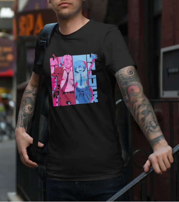 Undead Unluck Andy Fuuko Manga Panel T-Shirt