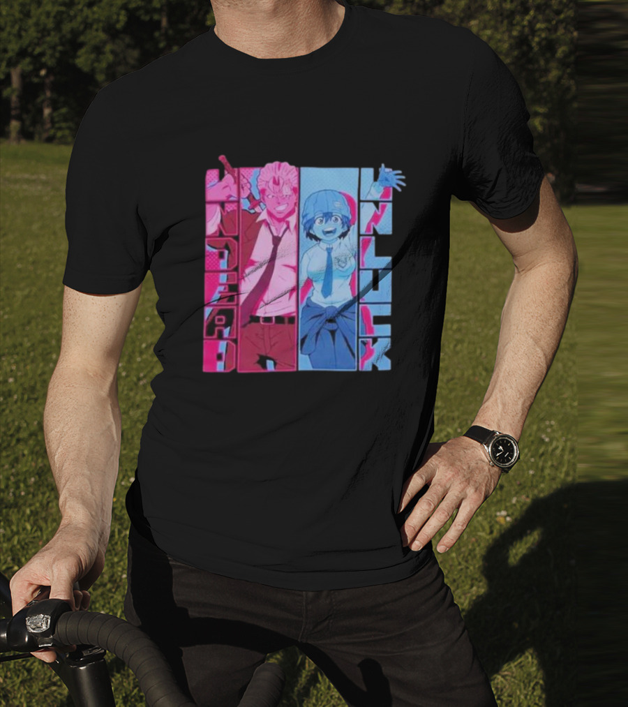Undead Unluck Andy Fuuko Manga Panel T-Shirt
