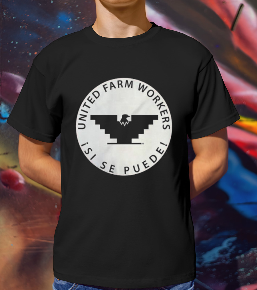 United Farm Workers ¡Sí Se Puede Eagle Emblem T-Shirt