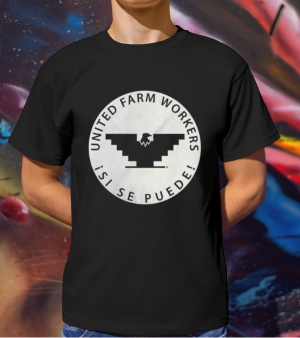 United Farm Workers ¡Sí Se Puede Eagle Emblem T-Shirt