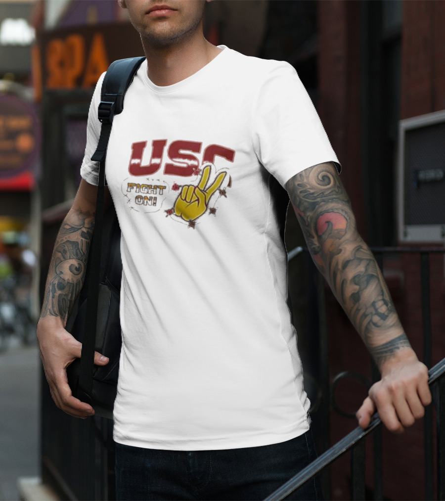 USC Fight On Travis Scott Collaboration T-Shirt