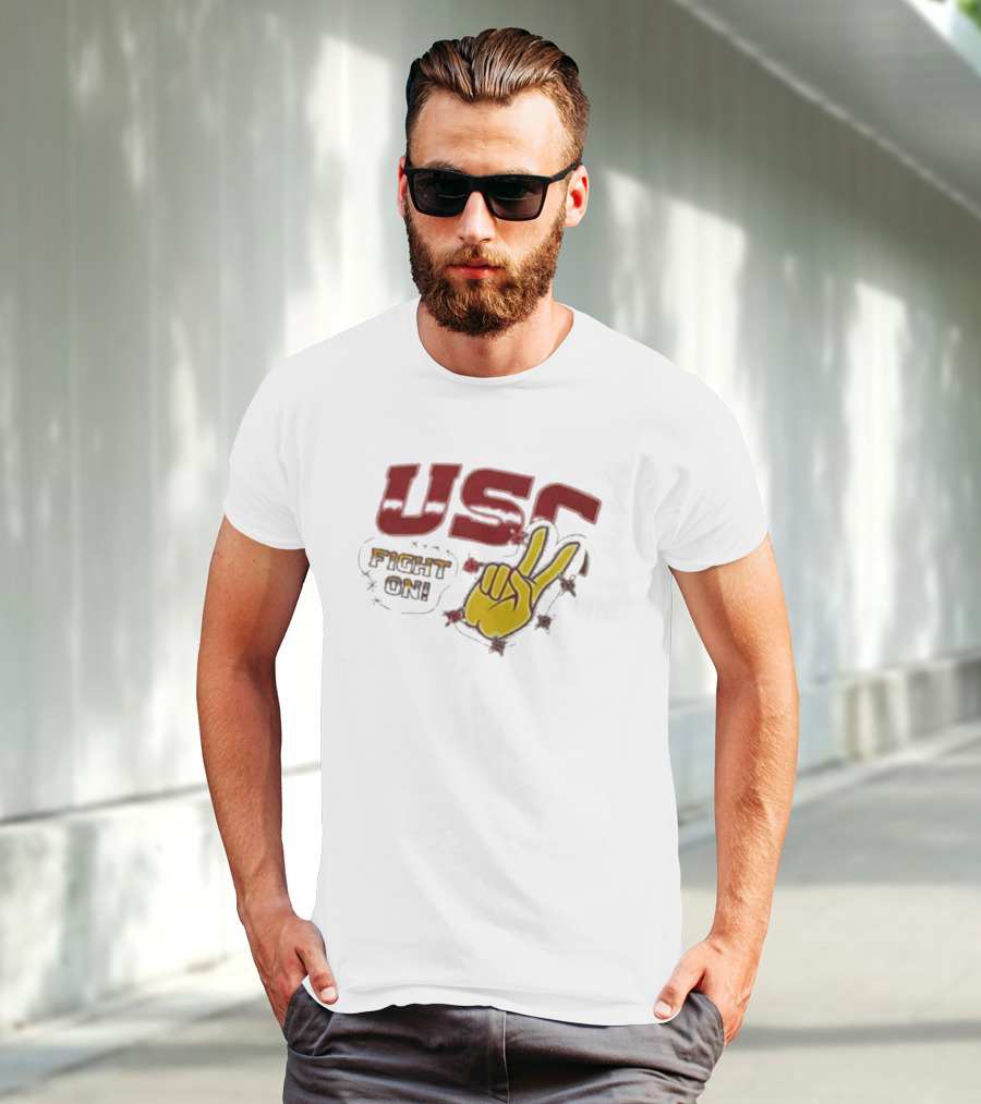 USC Fight On Travis Scott Collaboration T-Shirt