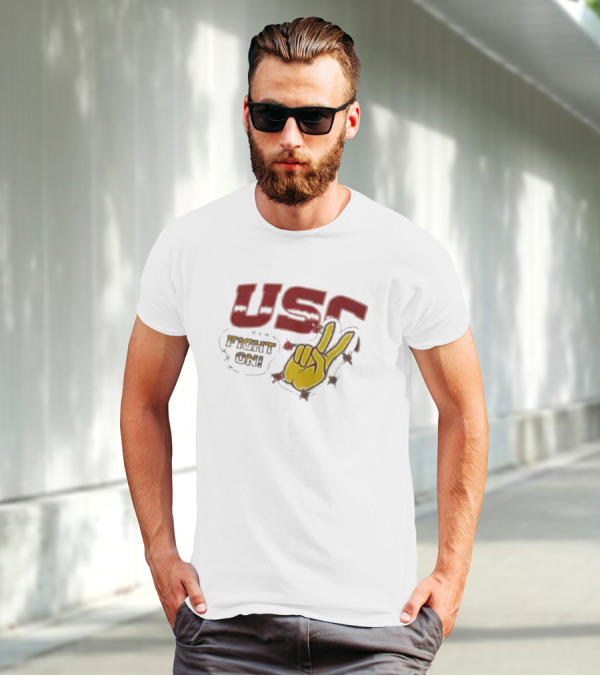 USC Fight On Travis Scott Collaboration T-Shirt