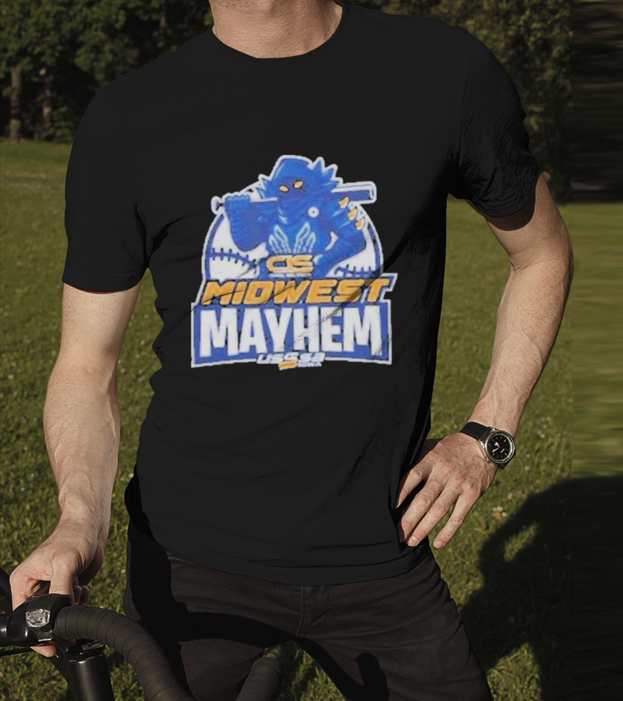 CS Midwest Mayhem USSSA Iowa Baseball T-Shirt