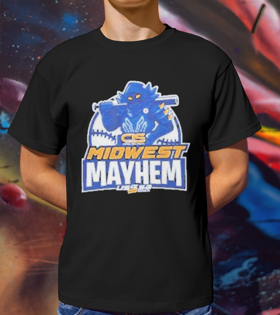 CS Midwest Mayhem USSSA Iowa Baseball T-Shirt