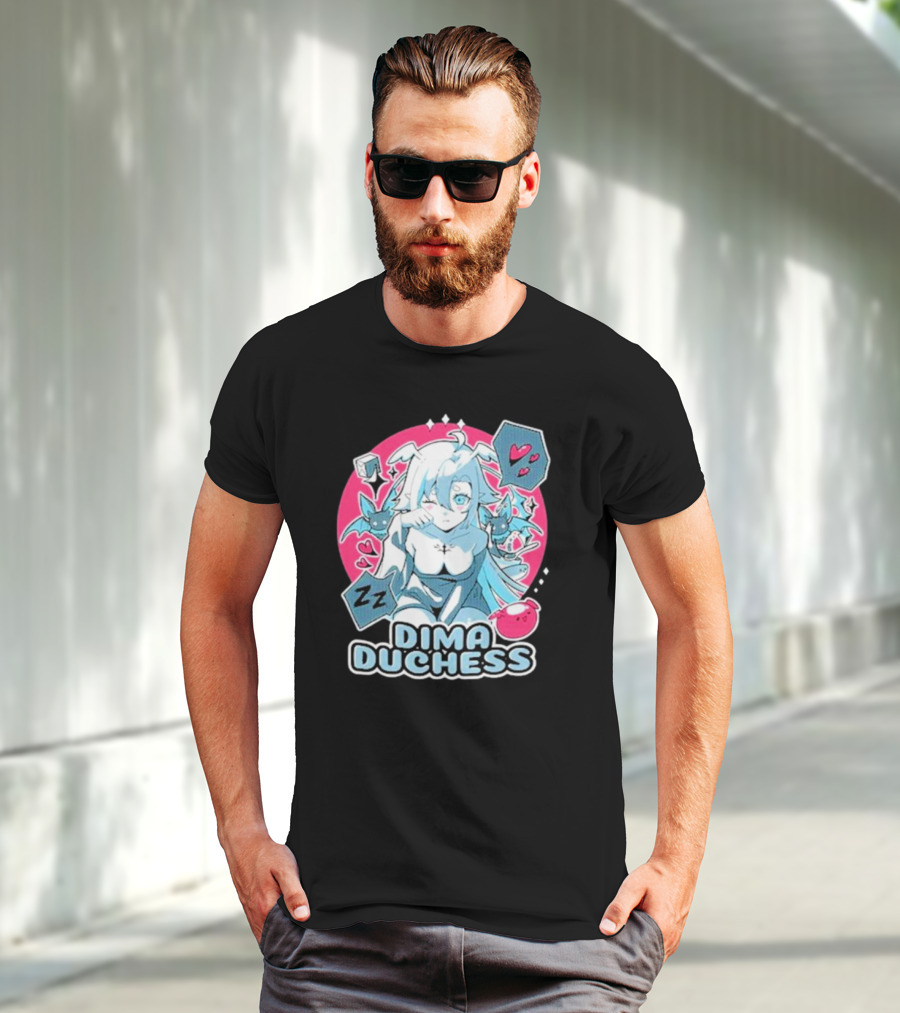 Uwumarket Dimatheduchess Sleepy Soup Dima Duchess Hearts Zzz Bat Wings T-Shirt