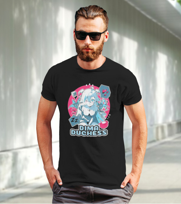 Uwumarket Dimatheduchess Sleepy Soup Dima Duchess Hearts Zzz Bat Wings T-Shirt