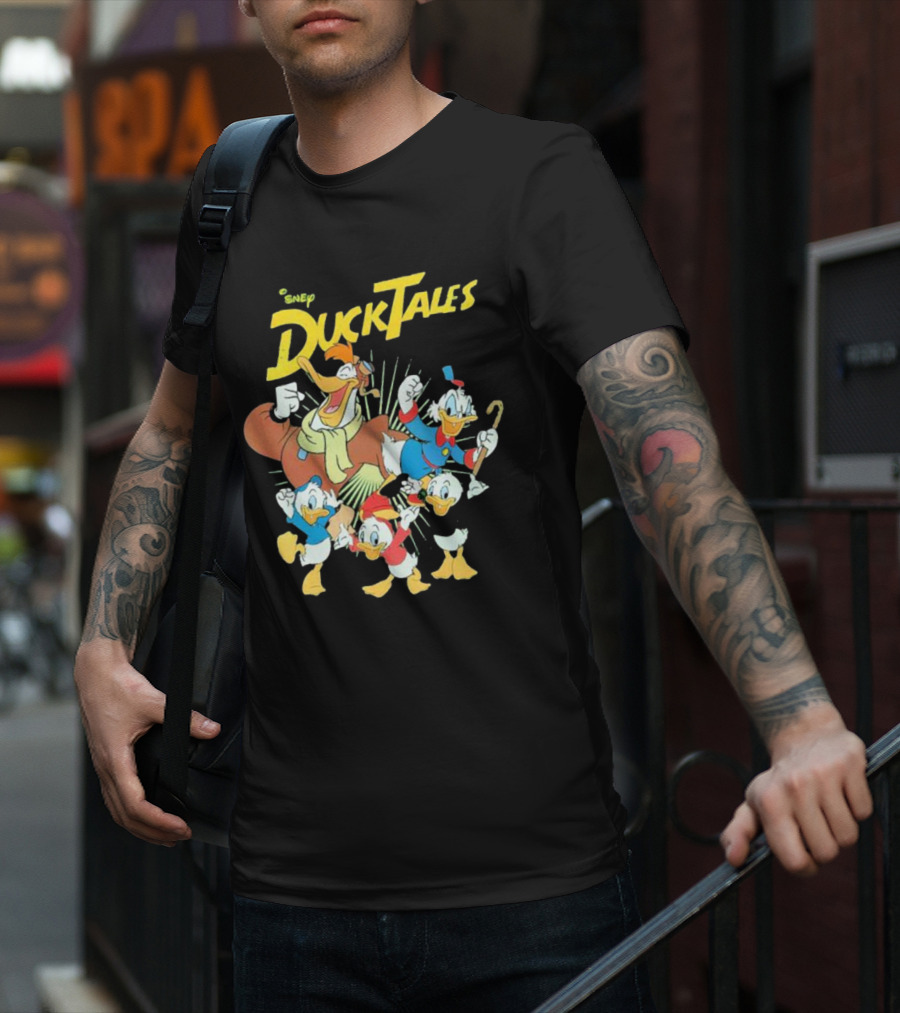 DuckTales Vintage Cast Disney Duck Cartoon Characters T-Shirt