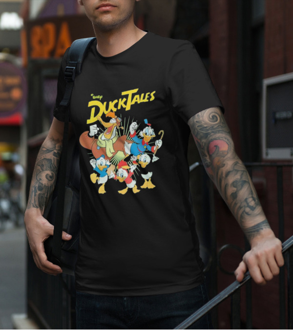 DuckTales Vintage Cast Disney Duck Cartoon Characters T-Shirt