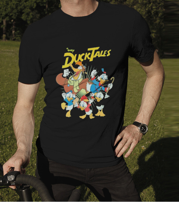 DuckTales Vintage Cast Disney Duck Cartoon Characters T-Shirt