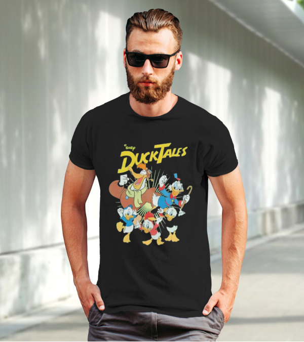 DuckTales Vintage Cast Disney Duck Cartoon Characters T-Shirt
