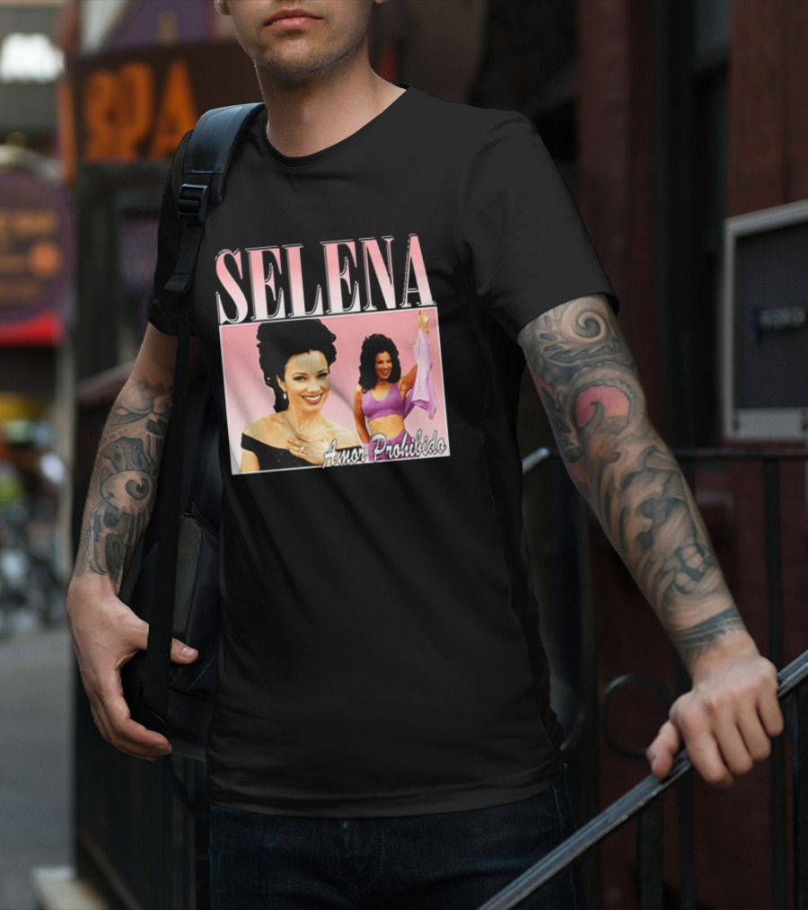 SELENA Amor Prohibido Vintage Style Retro Fashion T-Shirt