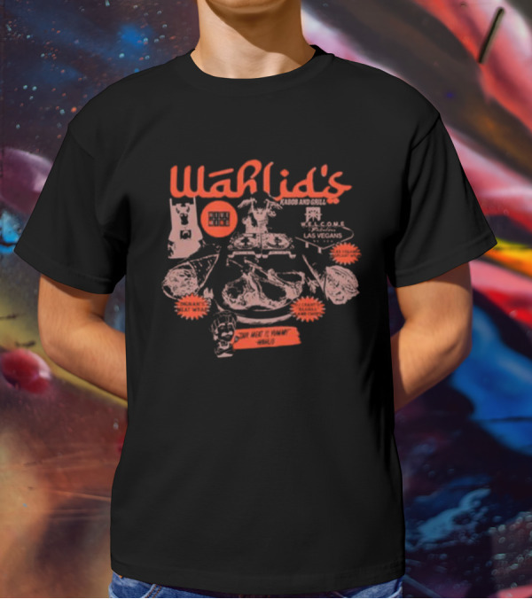 Wahlid's Kabob And Grill Hive Mind Menu Las Vegas Enjoy America’s Meat Wrap T-Shirt