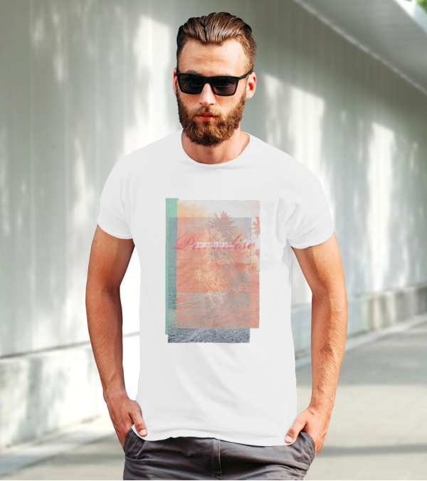 Paradise Studio Seven Tropical Overlay T-Shirt