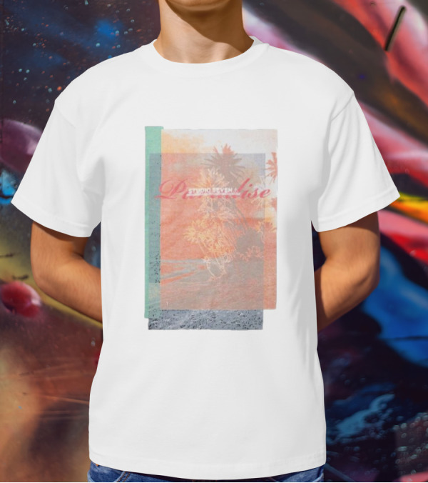 Paradise Studio Seven Tropical Overlay T-Shirt