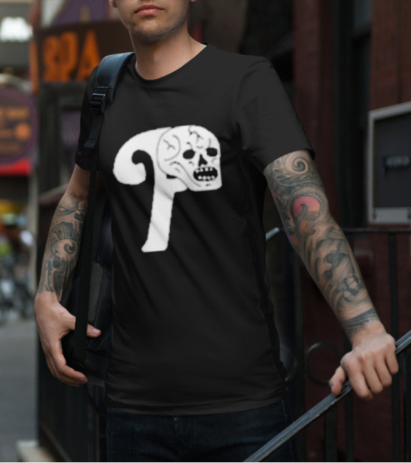 Philadelphia The Fighting Piss Missiles Skull T-Shirt