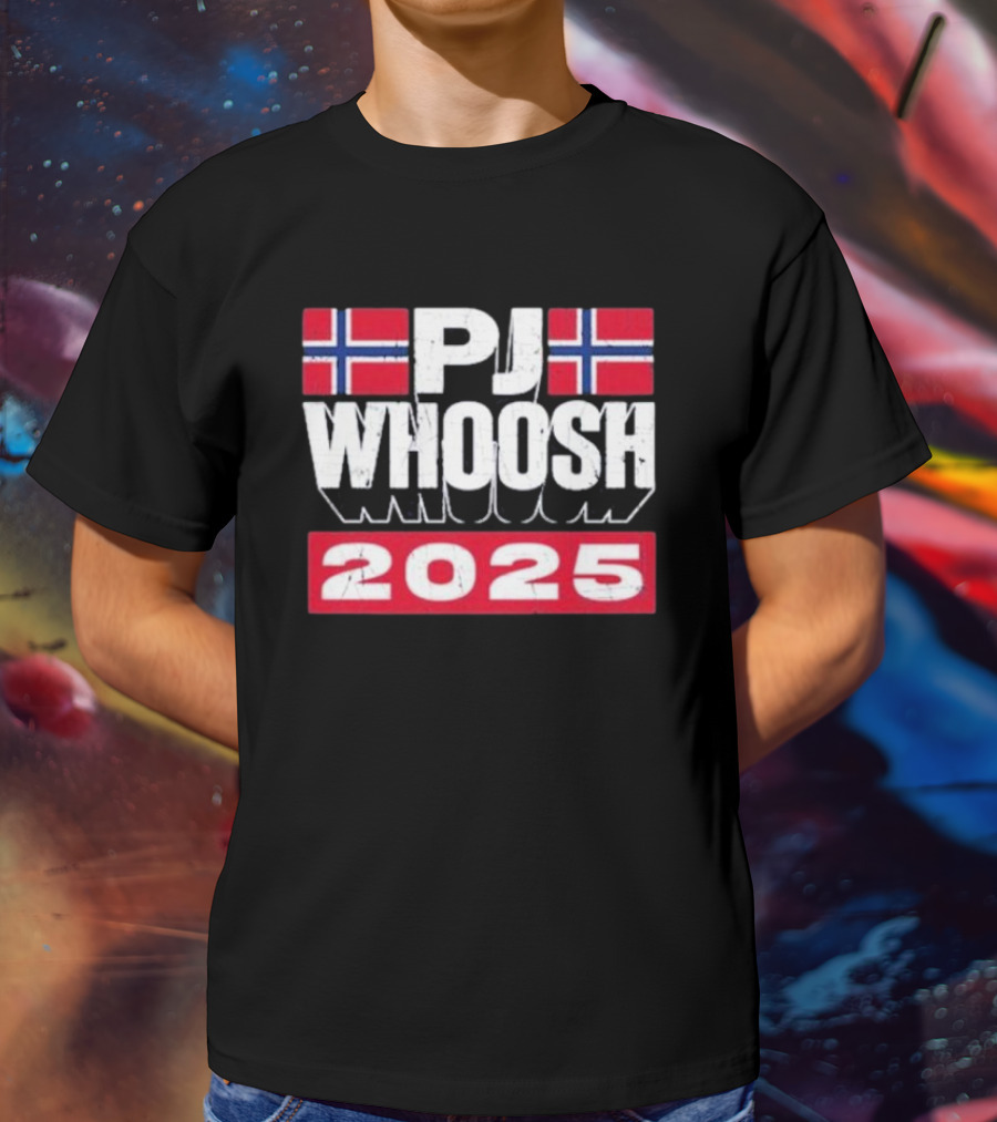 PJ Whoosh Norway Flags 2025 T-Shirt