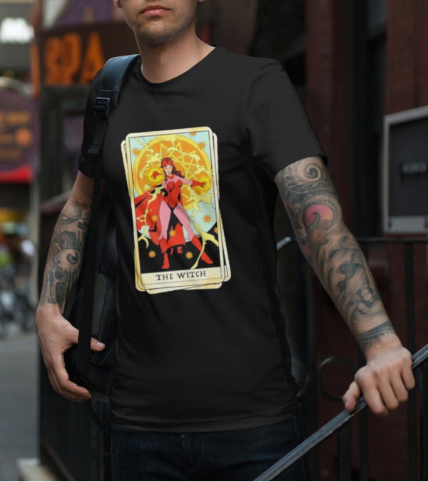 Tarot Card Featuring Scarlet Witch As The Witch T-Shirt