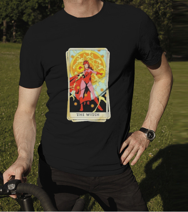Tarot Card Featuring Scarlet Witch As The Witch T-Shirt