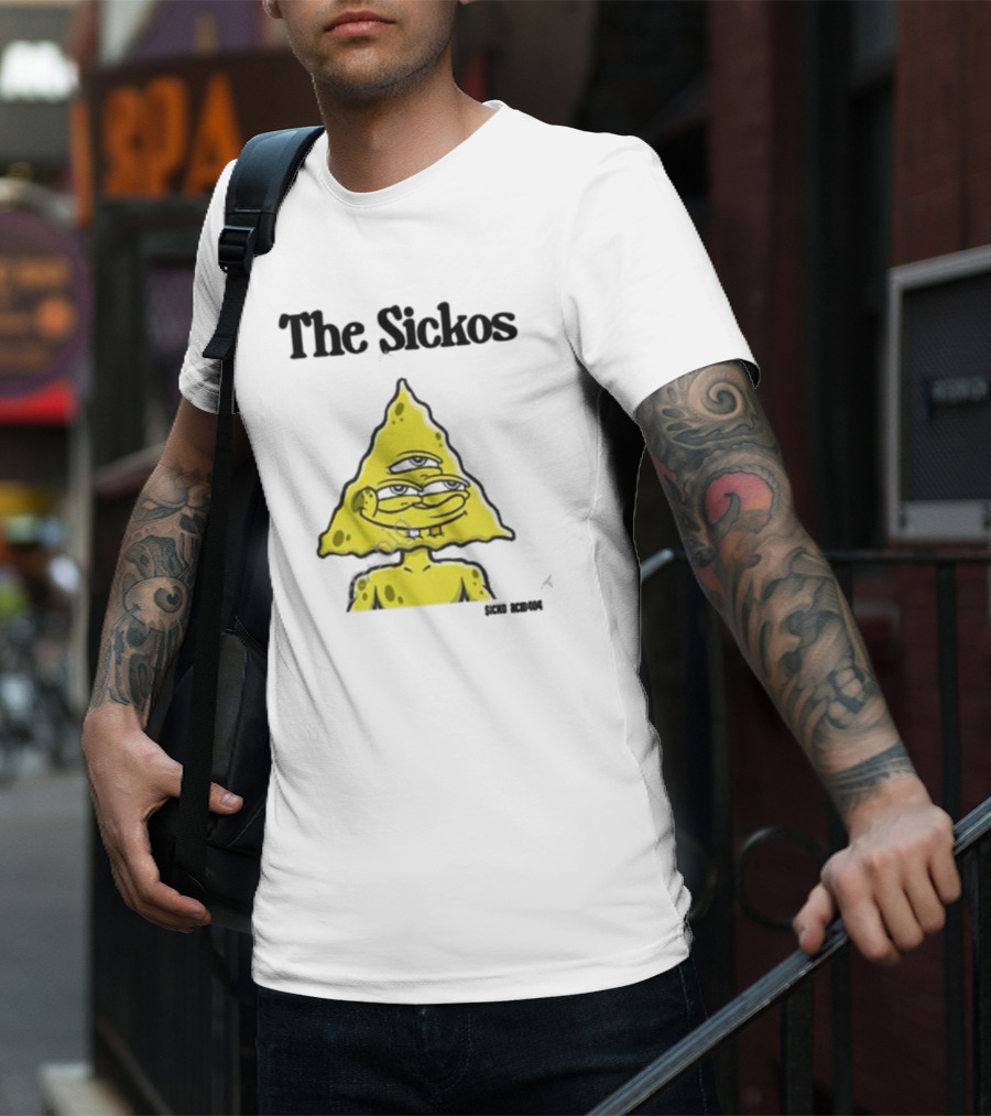 The Sickos Sponge Triangle Character T-Shirt