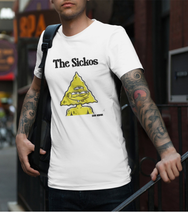 The Sickos Sponge Triangle Character T-Shirt