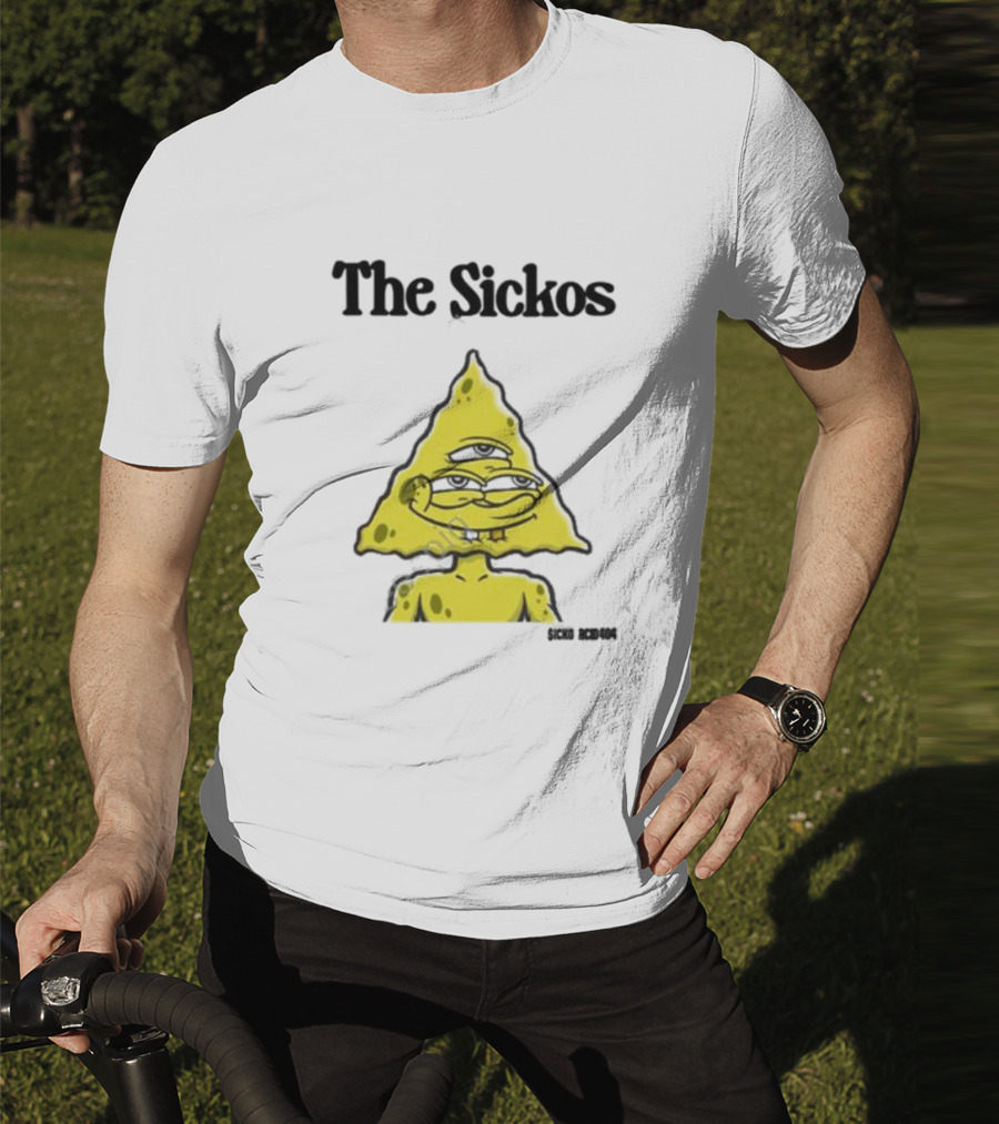 The Sickos Sponge Triangle Character T-Shirt