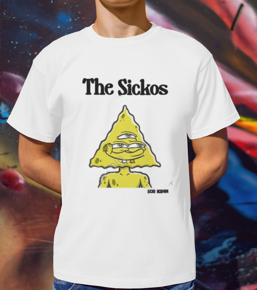 The Sickos Sponge Triangle Character T-Shirt