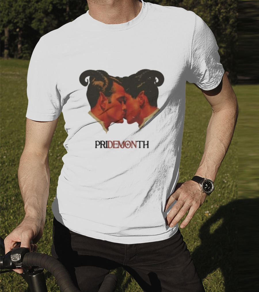 Vintage Fantasy Pride Month Pride Month Demon Lovers T-Shirt