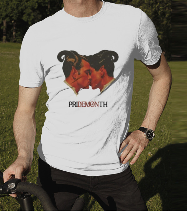 Vintage Fantasy Pride Month Pride Month Demon Lovers T-Shirt