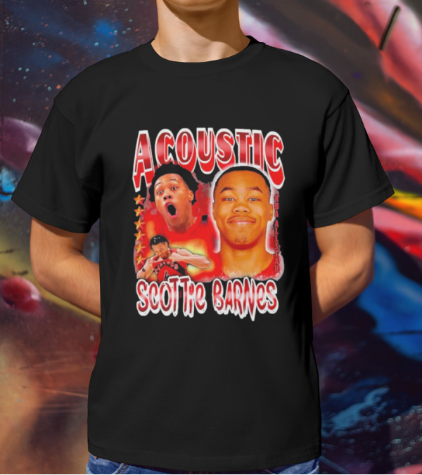Acoustic Scottie Barnes NBA All-Star Raptors T-Shirt