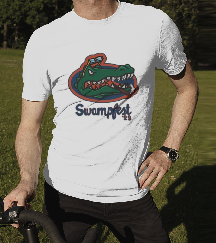 Adam22 Swampfest 23 Gator Smoking Cigar T-Shirt