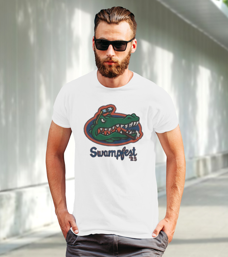 Adam22 Swampfest 23 Gator Smoking Cigar T-Shirt