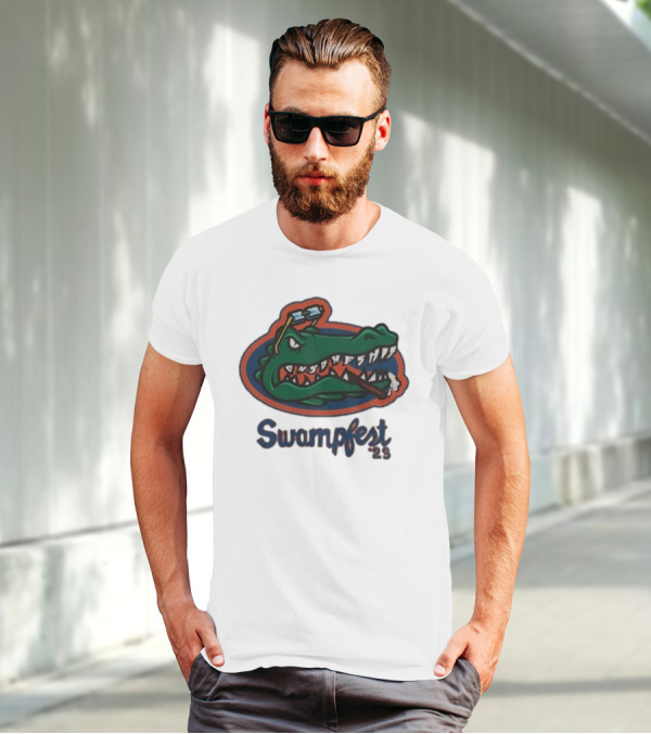 Adam22 Swampfest 23 Gator Smoking Cigar T-Shirt