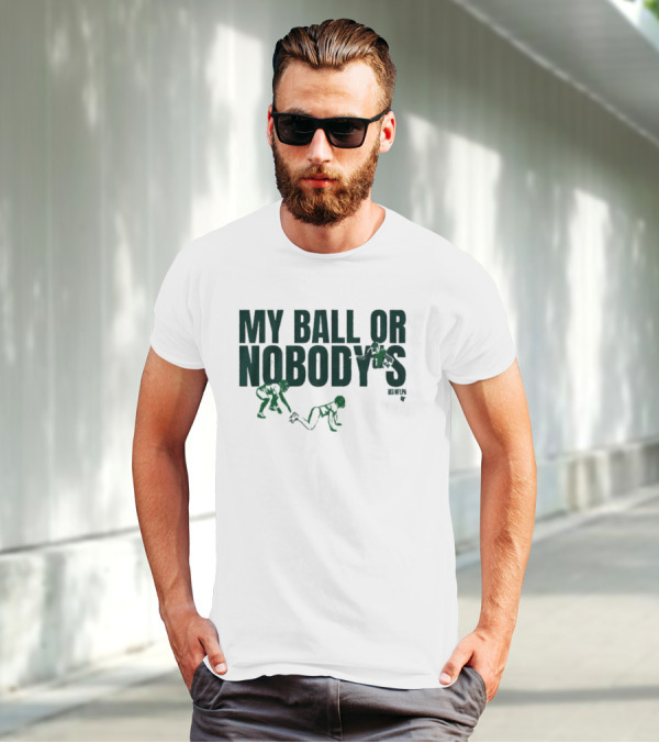 My Ball Or Nobody’s Football Player Icons T-Shirt