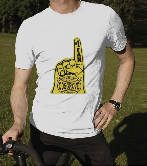 Carly Cosgrove Philadelphia Number One Fan Foam Finger T-Shirt