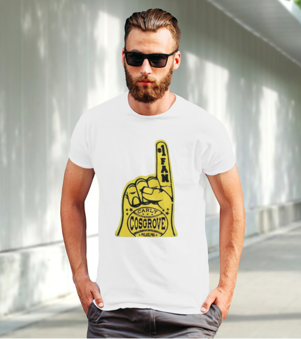 Carly Cosgrove Philadelphia Number One Fan Foam Finger T-Shirt