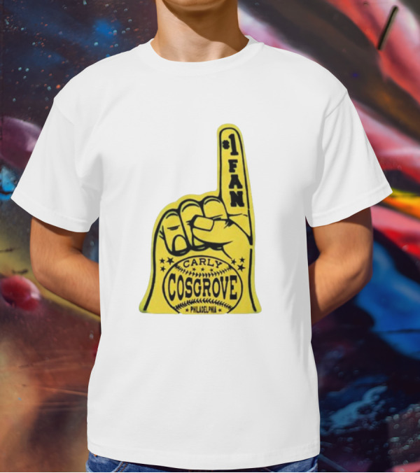 Carly Cosgrove Philadelphia Number One Fan Foam Finger T-Shirt